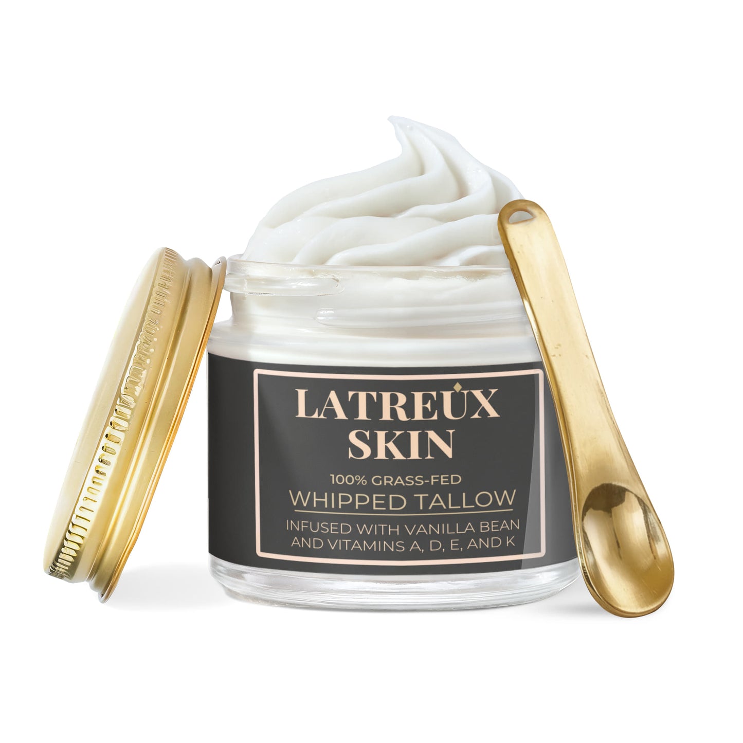 Latreux Glow - Whipped Grass-Fed Tallow Balm with Vanilla Bean