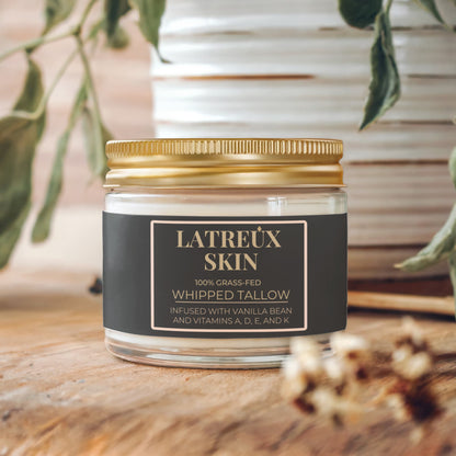 Latreux Glow  - Whipped Grass-Fed Tallow Balm with Vanilla Bean